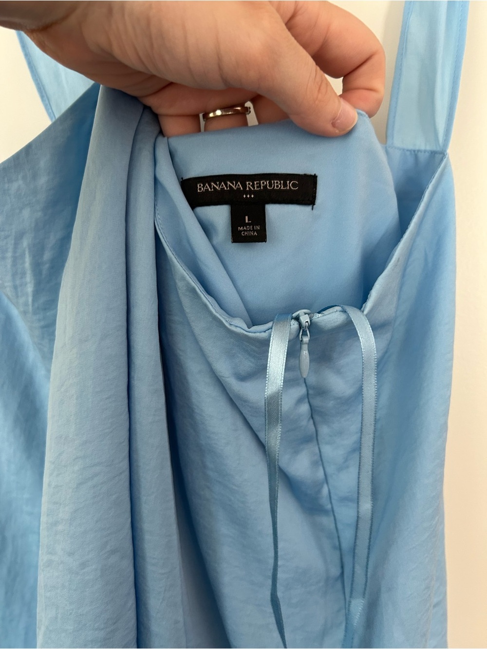 Banana Republic Light Blue Halter-Back Camisole - Picture 3 of 3
